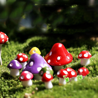 Mushroom Resin Decor Figurines