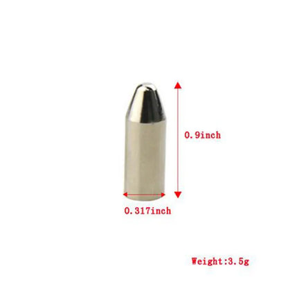 12/24/50pcs Archery Arrowhead Stainless Steel Target Point Tips OD 8mm ID 7mm Hunting Arrow Accessory