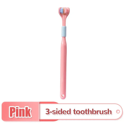 Three-Sided Soft Hair Toothbrush