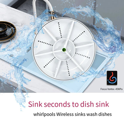 Portable Mini Ultrasonic Dishwasher USB Wireless Fruit Vegetable Dish Washer Electric Kitchen Home Dish Washing Machine Cleaner