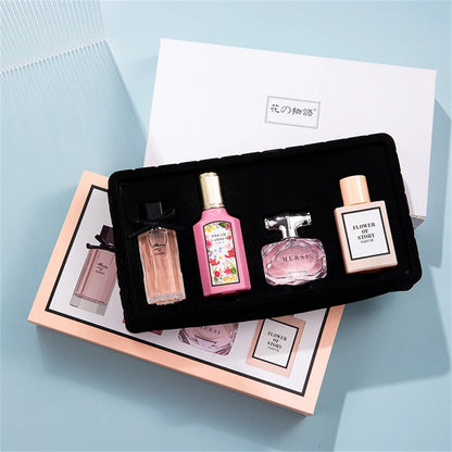 Brand Perfume Women Gift Box Four Piece Set Plant Floral Scent Pheromone Lasting Fragrance Exudes Feminine Charm духи женские