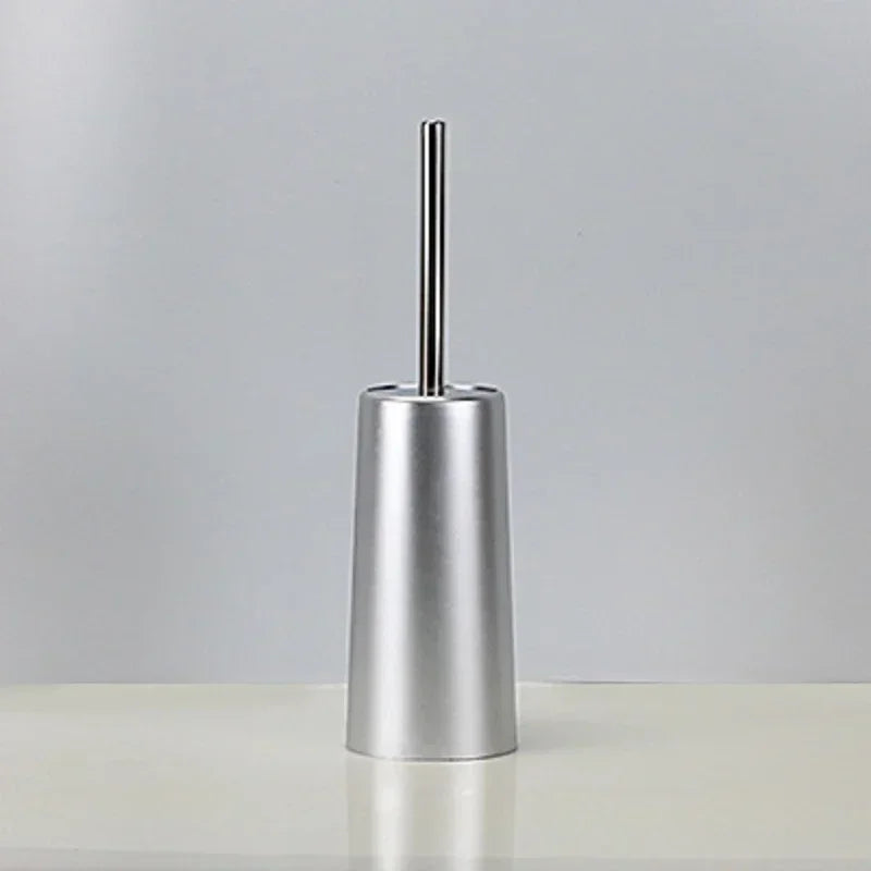Golden Toilet Brush with Holder Wc Brush Bathroom Cleaning Brush Kit Bathroom Bath Accessories Household Floor Cleaning