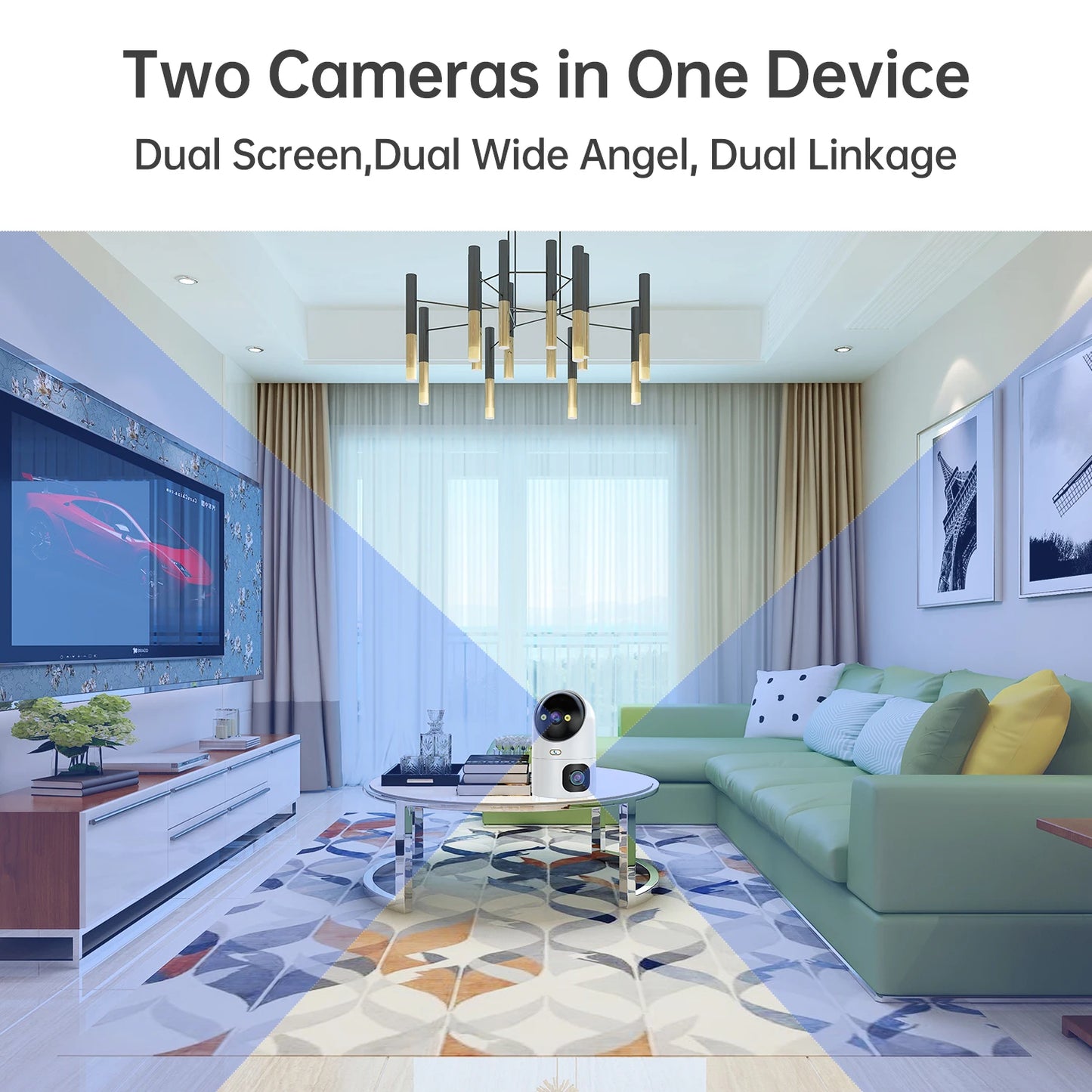 Dual Lens Surveillance with Auto Tracking
