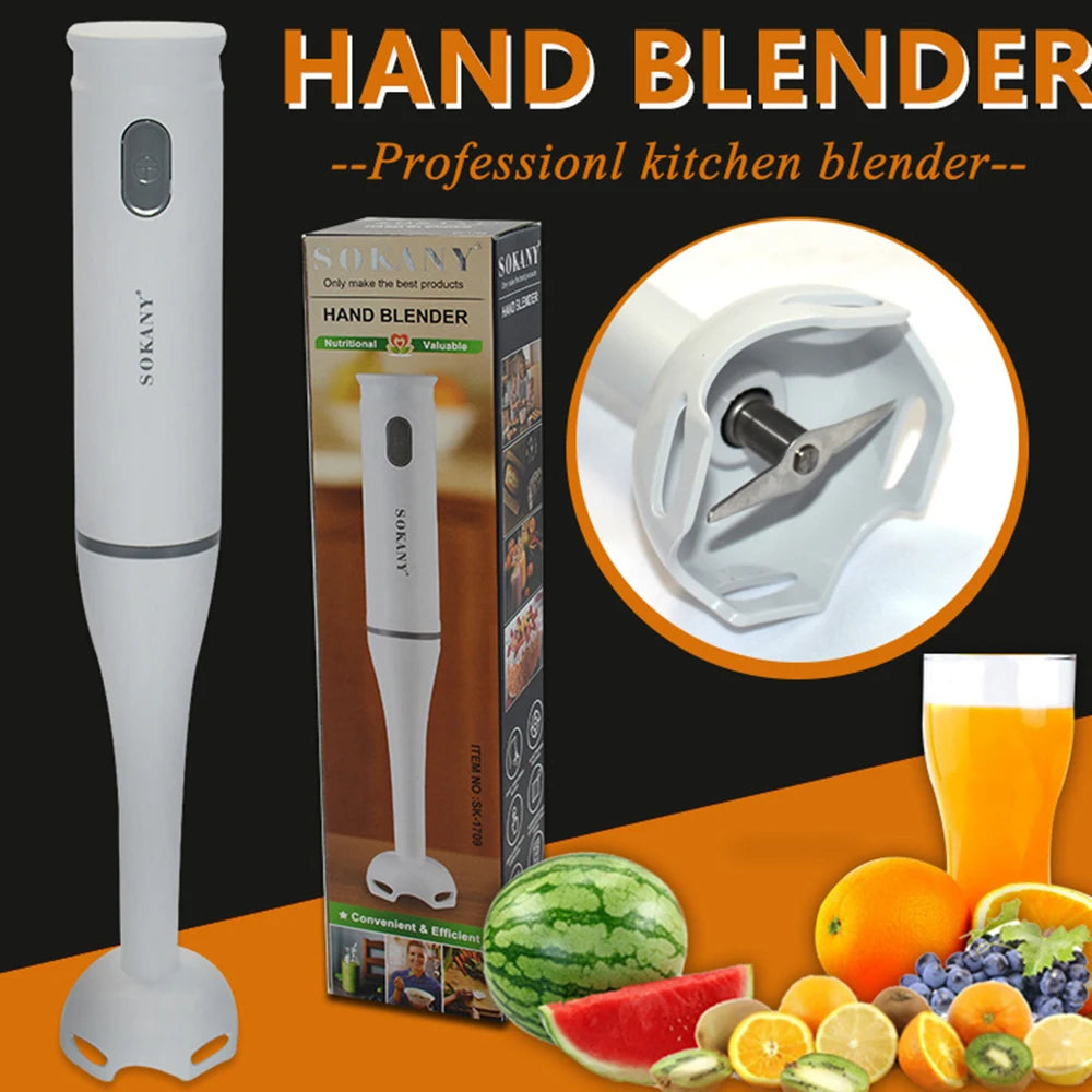 4 in 1 Electric Cooking Stick Machine Juicing Meat Grinder Mixer Household Cooking Stick Stirring Rod Multifunction Kitchen Tool