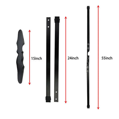 30/40lbs Archery Recurve Bow Arrow Set Straight Bow Quiver Fiberglass Arrow， Arrow Puller Training Shooting Accessories