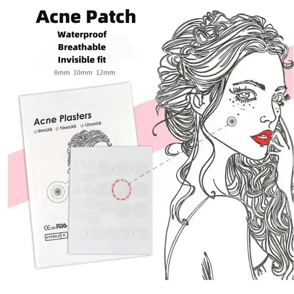 24/36pcs Face Skin Care Acne Pimple Patch 2 Sizes Invisible Healing Spot Women Covering Men Sticker Absorbing Professional O5Z2