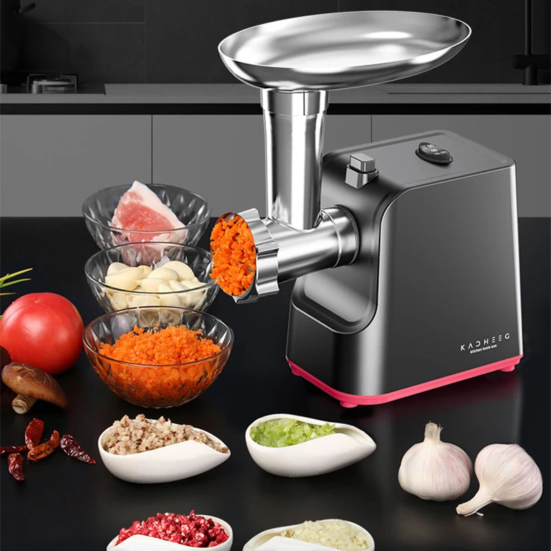 Meat Grinder Sausage Machine Electric Household Small Meat Mincer  Multi-functional Commercial Meat Blender Food Processors