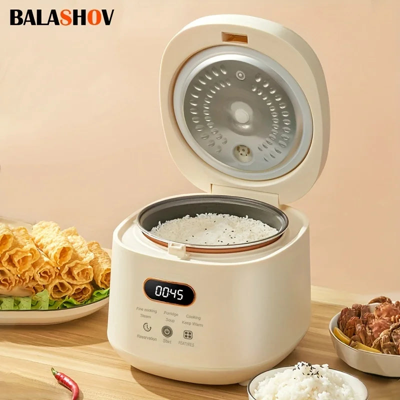 110V/220V Electric Rice Cooker 1-3 People Multi Cooker Non-Stick Pot Smart Mechanical MultiCooker Steamed Rice Pot For Home 2L