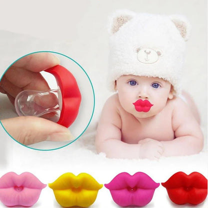 2023 Silicone Funny Nipple Mustache Pacifier Baby Soother Toddler Orthodontic Nipples Red Kiss Lips Teether Baby Feeding