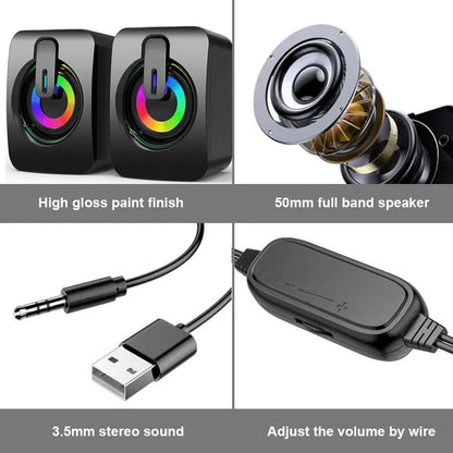 Wired HIFI Computer Speakers