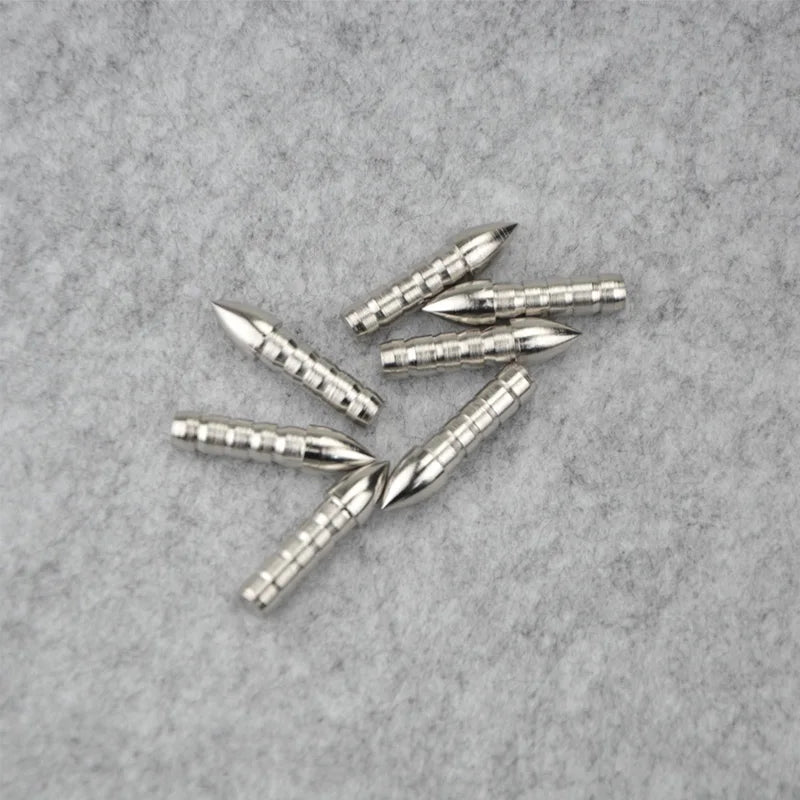 6/12/24/50pcs Archery Insert Points Field Tips Target 100gr Arrowheads ID6.2mm OD7.6mm Arrow Shaft Shooting Accessories