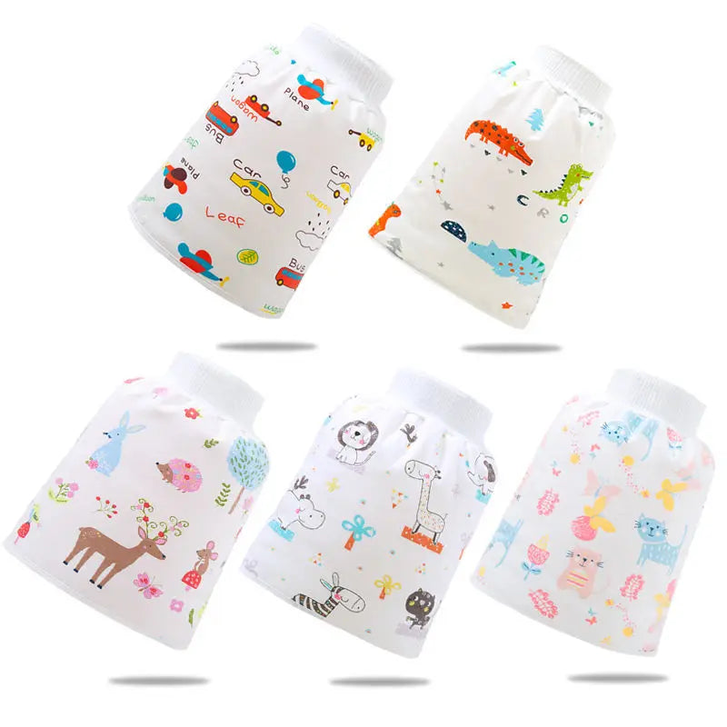 Baby Diaper Skirt Waterproof Urine Pants Baby And Children Cloth Pure Cotton Washable Anti-bedwetting Kids Bed Potty Training