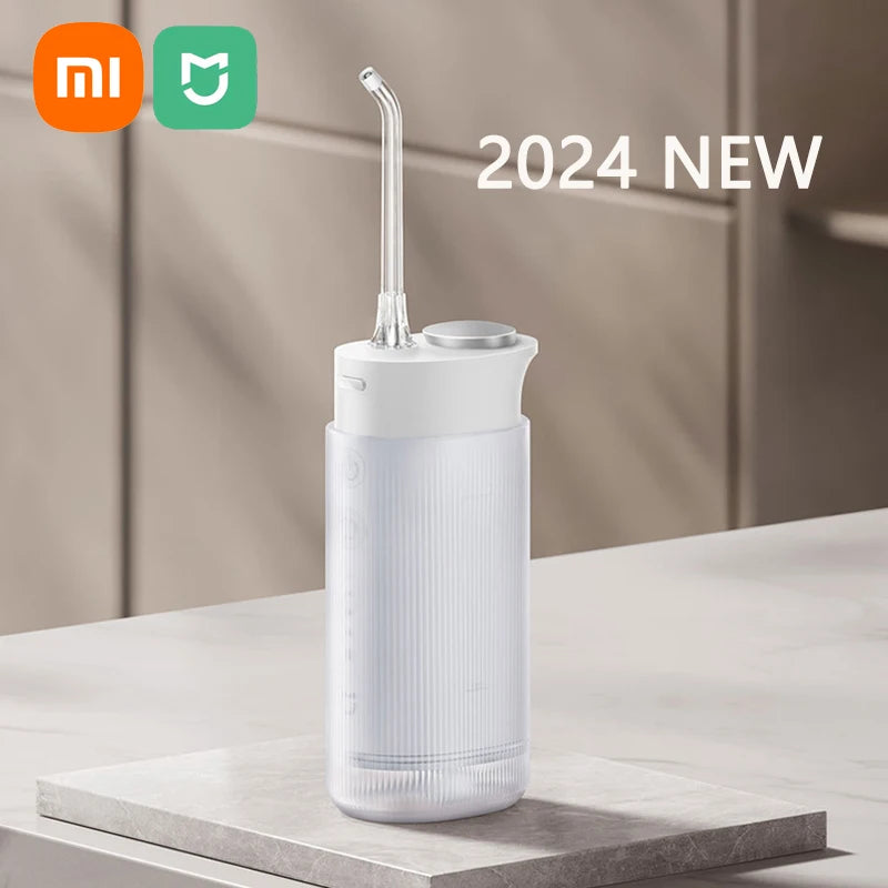 2024 NEW XIAOMI MIJIA Electric Oral Irrigator F400 Portable Water Flosser 200ML 4-Mode Teeth Pick Whitening Cleaner Waterpulse