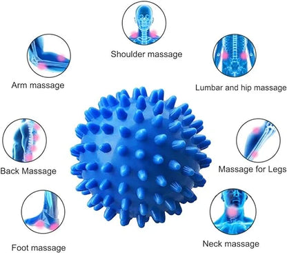 1Pcs Spiky Massage Balls for Feet,Back,Hands Muscles - Firm Soft Spiked Massager Rollers for Plantar Fasciitis,Neuro-Balance