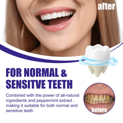 Teeth Bleaching Powder Whitening Improve Dental Plaque Satin Removal Protect Gum Oral Hygiene Breath Fresh Tooth Clean Powder