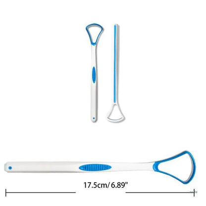 Tongue Scraper Cleaner for Adult Kid,Tongue Brush for Fresh Breath Dental Eliminate Bad Breath in Seconds Oral Care Tool