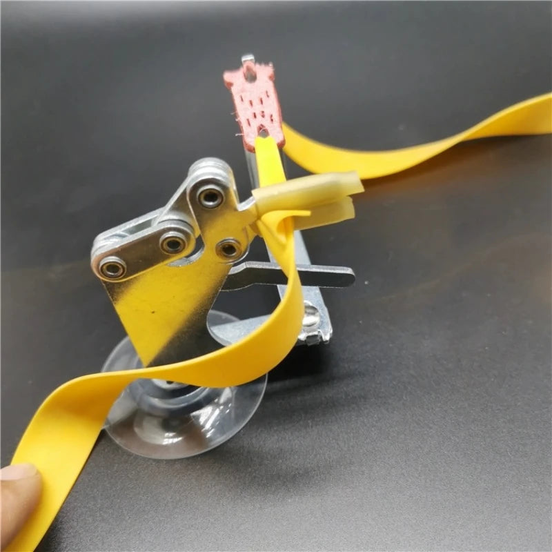 Slingsshot Tied Rubber Band Tools Adjustable DIY for Slingshot Catapult Hunting Mini Portable Rubber Assistant Accessories