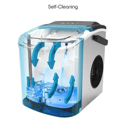 Ice maker Electric bullet cylindrical Ice Cube Maker via Ice Scoop Automatic mini ice making Machine for Bar Home Kitchen Office