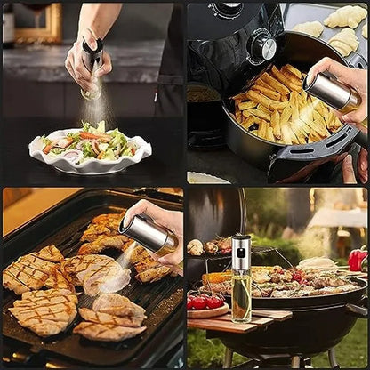 Oil Sprayer for Cooking Spray Bottle Kitchen Gadgets Accessories for Air Fryer Canola Oil Spritzer Widely Used for Salad BBQ