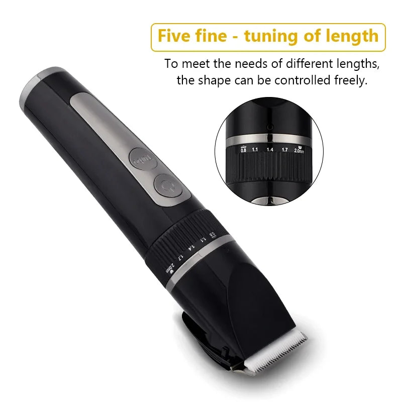 Professional Hair Clipper For Men Rechargeable Electric Razor  Hair Trimmer Hair Cutting Machine Beard Trimmer Fast Charging