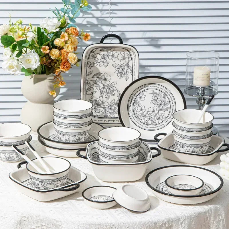 Best Ceramic Bowl Set | Ceramic Tableware Gift Box 