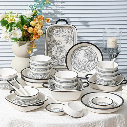 Best Ceramic Bowl Set | Ceramic Tableware Gift Box 